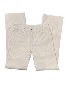 J. Galt Brandy Melville Cream Corduroy Flare Jeans size Small